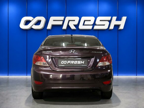 2012 Hyundai Solaris I, фиолетовый, 525000 рублей - вид 3