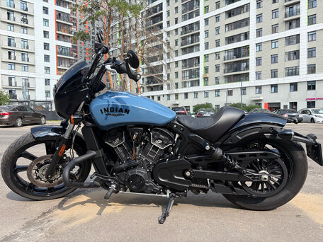 2023 Indian Scout, голубой, 1400000 рублей, вид 5