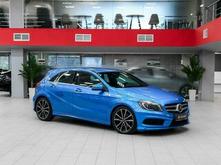 2013 Mercedes-Benz A-Класс 180 III (W176), голубой, 1250000 рублей, вид 3