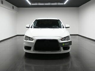 2012 Mitsubishi Lancer X Рестайлинг, белый, 860000 рублей, вид 3