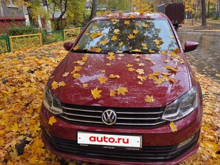 2018 Volkswagen Polo V Рестайлинг, пурпурный, 1230000 рублей, вид 1