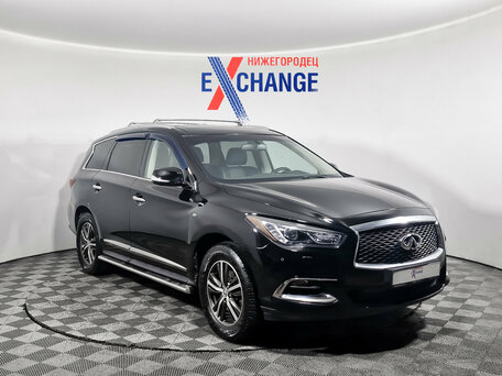 2017 Infiniti QX60 I Рестайлинг, чёрный, 1649000 рублей, вид 3