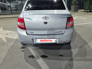 2013 Lada (ВАЗ) Granta I, серебристый, 555000 рублей, вид 4