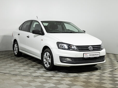 2017 Volkswagen Polo V Рестайлинг, белый, 879700 рублей, вид 3