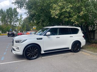 2018 Infiniti QX80 I Рестайлинг 2, белый, 6650000 рублей, вид 1