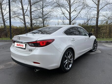 2018 Mazda 6 III (GJ) Рестайлинг, белый, 2300000 рублей, вид 5