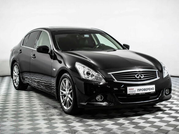 2011 Infiniti G G25 IV, чёрный - вид 2