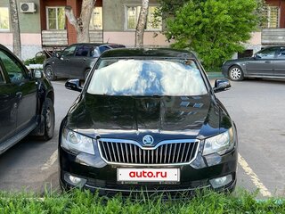 2014 Skoda Superb DSG II Рестайлинг, чёрный, 2100000 рублей, вид 1