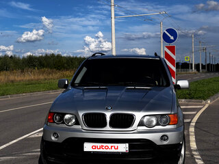 2001 BMW X5 3.0i I (E53), серебристый, 850000 рублей, вид 1