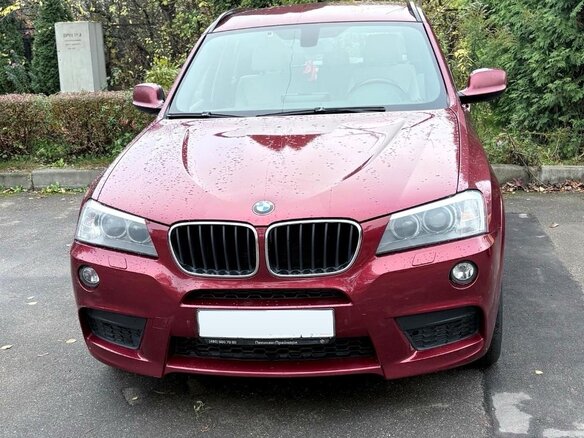 2012 BMW X3 20d xDrive II (F25), красный, 2500000 рублей - вид 3