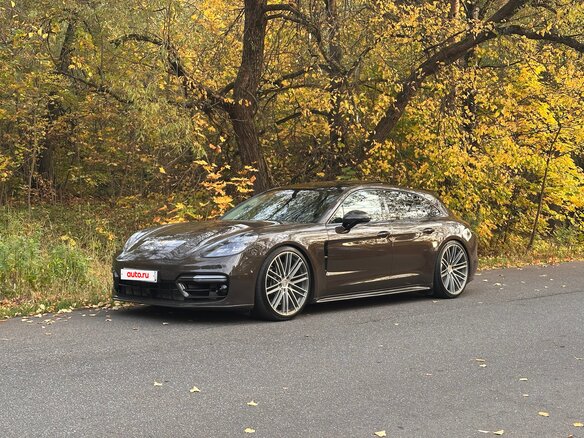 2021 Porsche Panamera 4S E-Hybrid Sport Turismo II Рестайлинг, коричневый, 11200000 рублей - вид 9