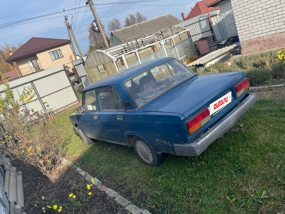 2005 Lada (ВАЗ) 2107, синий, 90000 рублей - вид 2