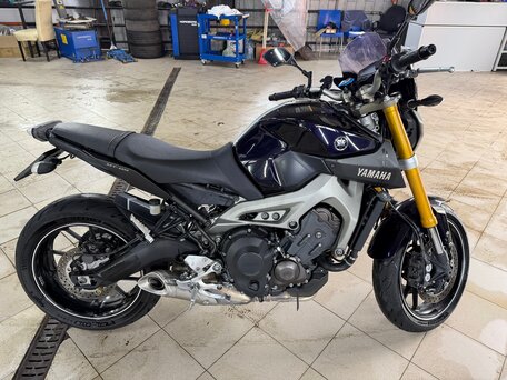 2014 Yamaha MT-09 (FZ-09), фиолетовый, 550000 рублей, вид 2