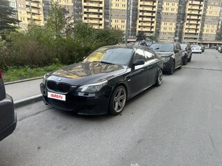 2008 BMW 5 серии 520d V (E60/E61) Рестайлинг, чёрный, 1150000 рублей, вид 1