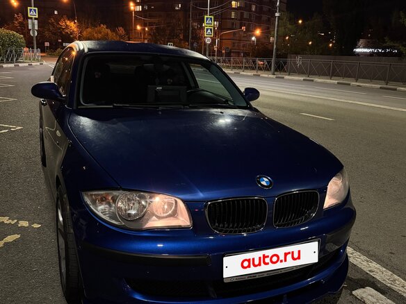 2008 BMW 1 серии 118i I (E81/E82/E87/E88) Рестайлинг, синий, 1200000 рублей - вид 8