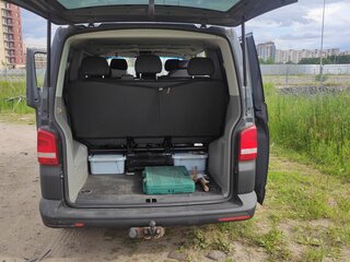 2012 Volkswagen Caravelle T5 Рестайлинг, серый, 2100000 рублей, вид 3