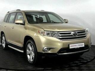 2011 Toyota Highlander II (XU40) Рестайлинг, бежевый, 2390000 рублей, вид 4