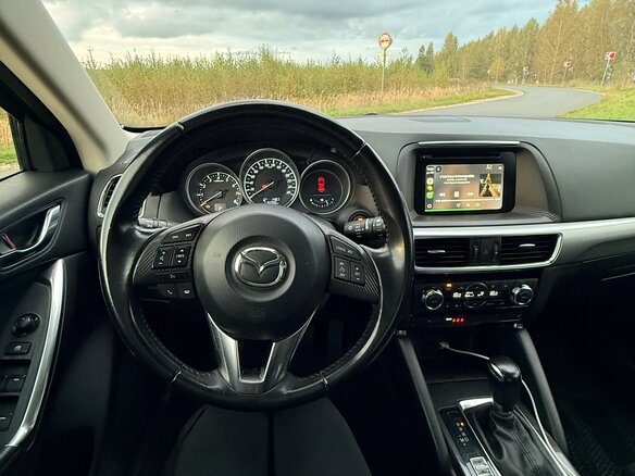 2016 Mazda CX-5 I Рестайлинг, синий, 1930000 рублей - вид 6