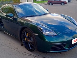 2021 Porsche Cayman III 718 (982), зелёный, 7300000 рублей, вид 4
