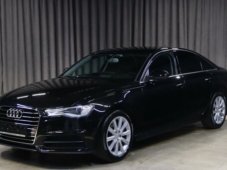 2016 Audi A6 IV (C7) Рестайлинг, чёрный, 2019000 рублей, вид 1