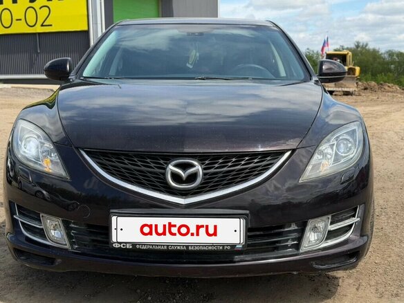 2008 Mazda 6 II (GH), пурпурный, 350000 рублей - вид 1