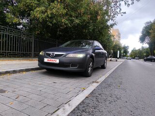 2006 Mazda 6 I (GG) Рестайлинг, синий, 330000 рублей, вид 2