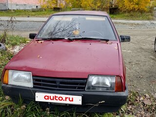 1997 Lada (ВАЗ) 2108, красный, 60000 рублей, вид 2