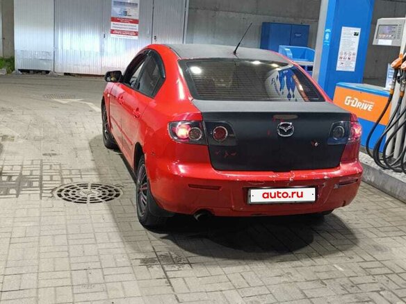 2006 Mazda 3 I (BK) Рестайлинг, красный, 300000 рублей - вид 1