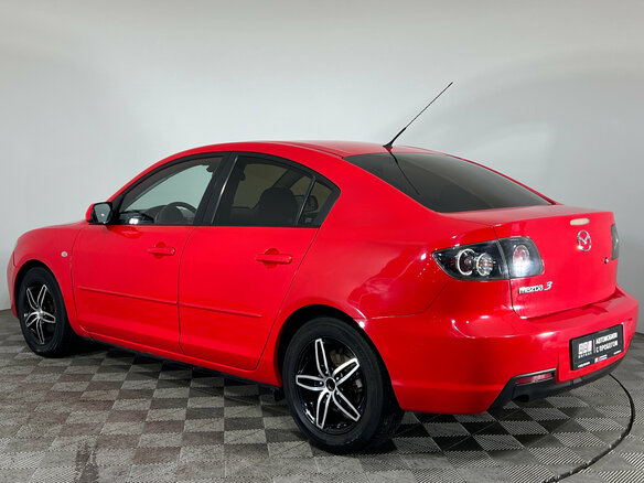 2007 Mazda 3 I (BK) Рестайлинг, красный, 597000 рублей - вид 5