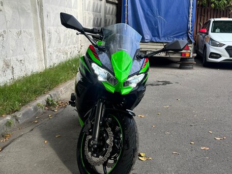 2020 Kawasaki Ninja 650, зелёный, 720000 рублей, вид 3