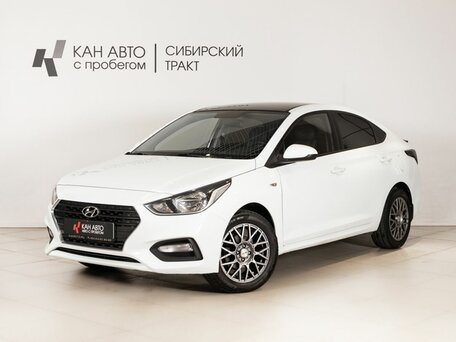 2018 Hyundai Solaris II, белый, 1100000 рублей, вид 1