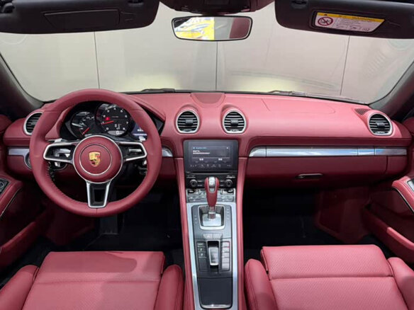 2022 Porsche Boxster IV 718 (982), розовый - вид 4