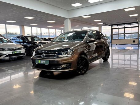 2016 Volkswagen Polo V Рестайлинг, коричневый, 1215000 рублей, вид 1