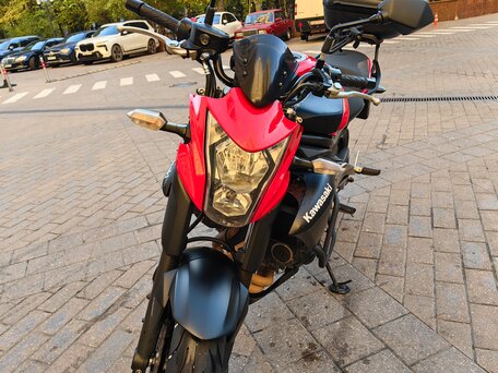 2013 Kawasaki ER-6N, красный, 415000 рублей, вид 3