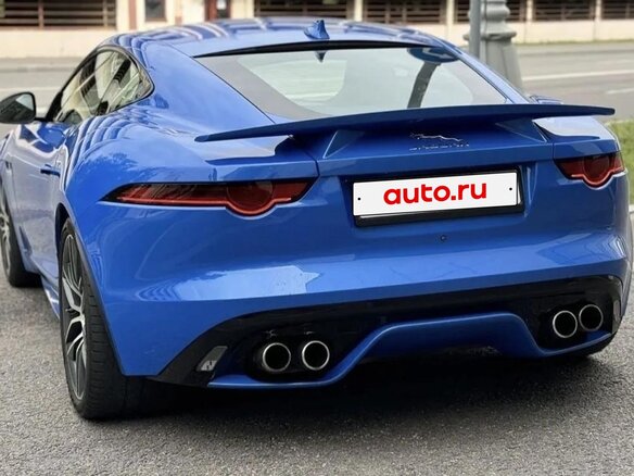 2018 Jaguar F-Type R I Рестайлинг, голубой, 7000000 рублей - вид 4