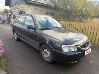 2008 Hyundai Accent ТагАЗ II, чёрный, 300000 рублей, вид 4