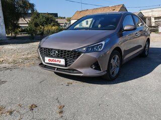 2021 Hyundai Solaris II Рестайлинг, коричневый, 1650000 рублей, вид 1