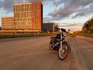 2007 Harley-Davidson Street Bob, чёрный, 750000 рублей, вид 1