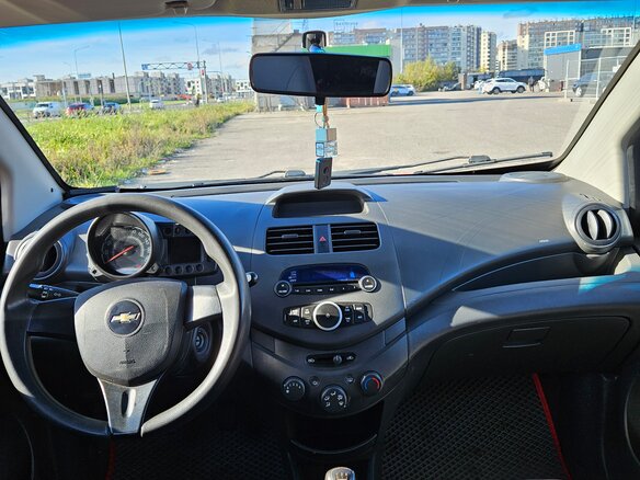 2011 Chevrolet Spark III, красный, 420000 рублей - вид 7