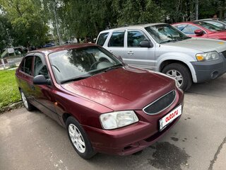 2008 Hyundai Accent ТагАЗ II, красный, 215000 рублей, вид 1