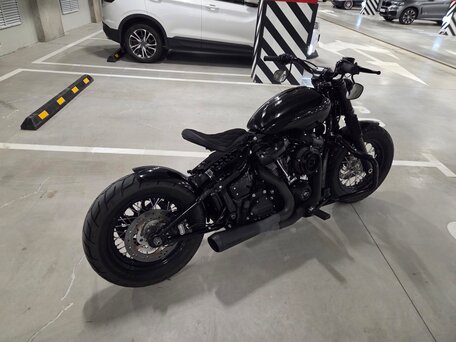 2022 Harley-Davidson Street Bob, чёрный, 1400000 рублей, вид 5