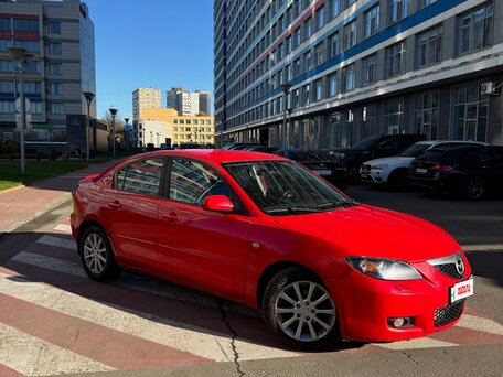 2006 Mazda 3 I (BK) Рестайлинг, красный, 350000 рублей, вид 3