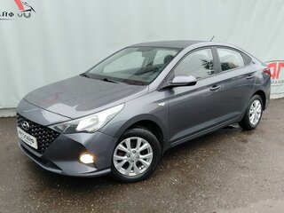 2021 Hyundai Solaris II Рестайлинг, серый, 1399000 рублей, вид 2