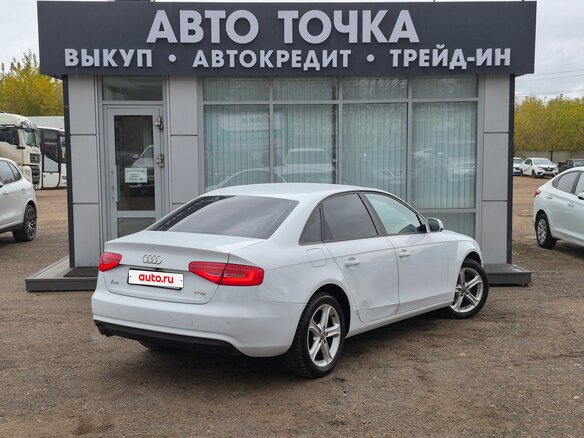 2013 Audi A4 IV (B8) Рестайлинг, белый, 1080000 рублей - вид 9