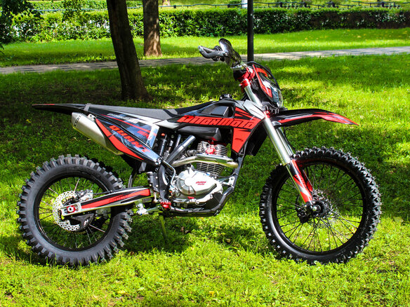 2026 PitonMoto MX5 QUANT CB300RL, красный, 189990 рублей - вид 1
