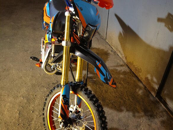 2025 Kayo Evolution YX140EM, оранжевый, 100000 рублей - вид 9