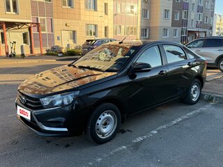 2017 Lada (ВАЗ) Vesta I, чёрный, 615000 рублей, вид 3