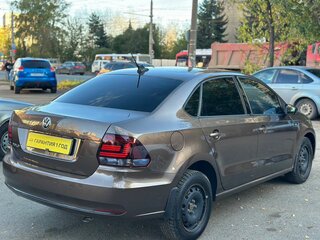 2019 Volkswagen Polo V Рестайлинг, коричневый, 1349000 рублей, вид 5