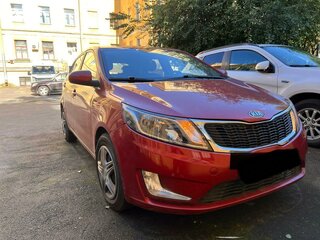 2012 Kia Rio 5-speed III, красный, 850000 рублей, вид 4