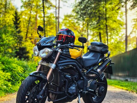 2012 Triumph Speed Triple, жёлтый, 590000 рублей, вид 2